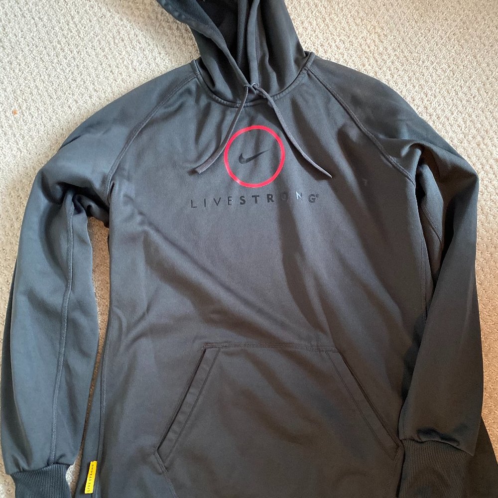 Nike Livestrong Dri-Fit Thermal Dark Grey Hoodie